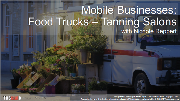 Mobile Businesses: Food Trucks - Tanning Salons